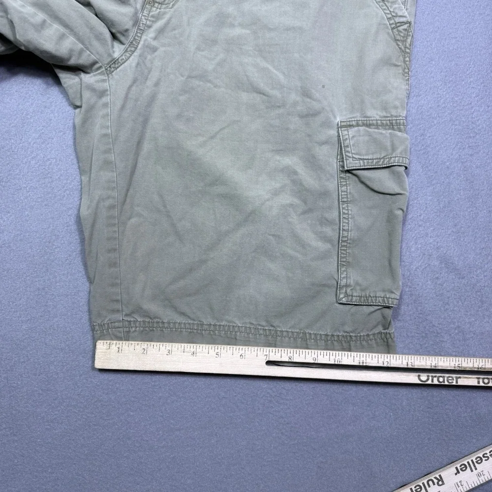 Patagonia Organic Cotton Cargo Shorts Mens 38 Sage Green Outdoor Hiking Gorpcore